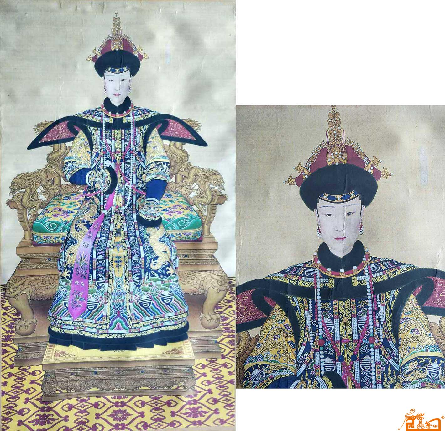 清朝国画人物
